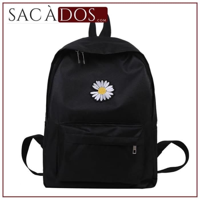 Sac a Dos Marguerite Noir Sac a dos Femme