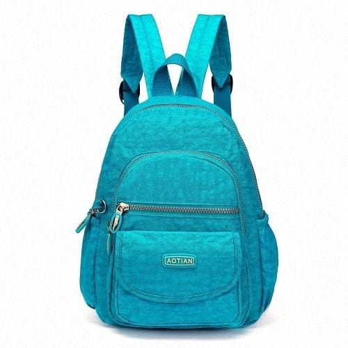 Sac a Dos Nylon Bleu Clair Sac a dos Femme