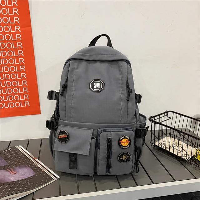 Sac a Dos Nylon Homme Gris Sac a dos Homme