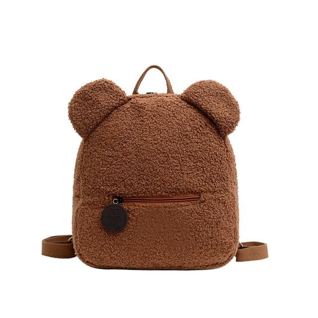 Sac à Dos Ourson Marron Sac a dos Femme
