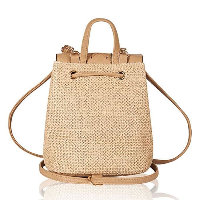 Sac a Dos Paille Tressée Sac a dos Femme