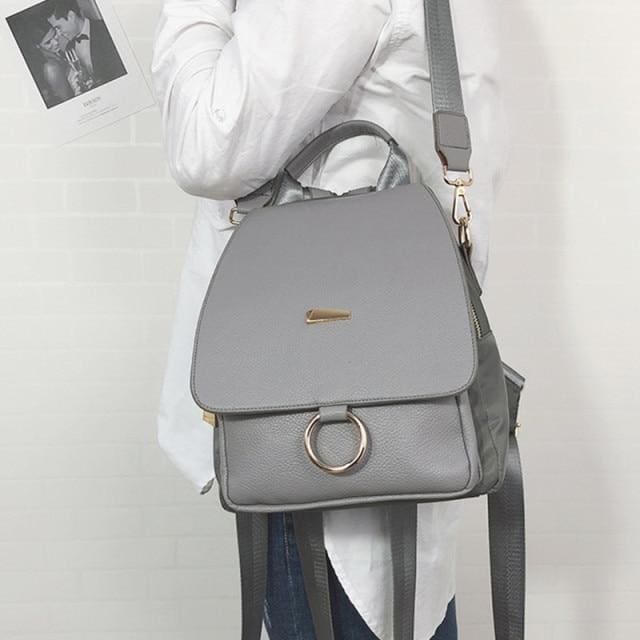 Sac à Dos Pour Femme Décontracté Gris Sac a dos Femme