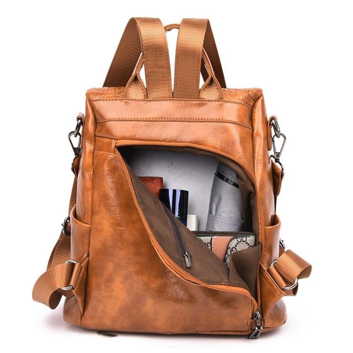 Sac a Dos Pu Alligator Sac a dos Femme