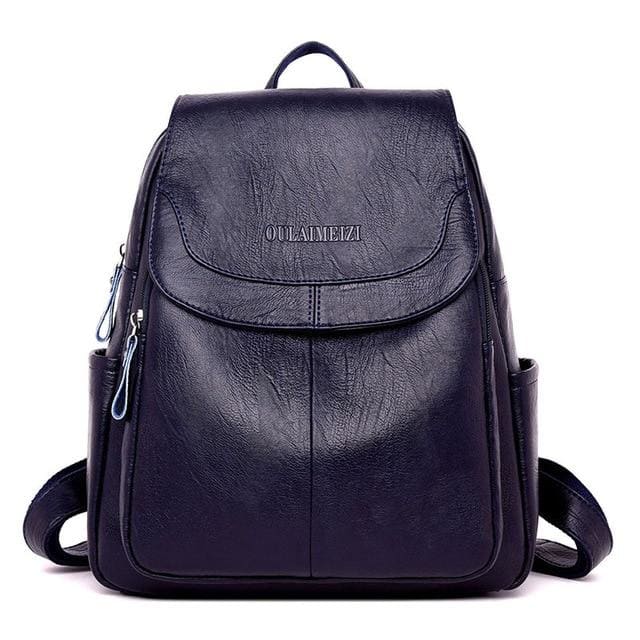 Sac à Dos Simili Cuir Noir