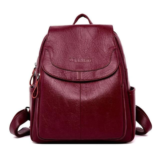 Sac à Dos Simili Cuir Noir