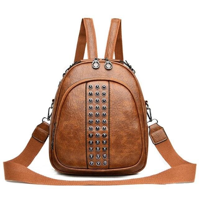 Sac a Dos Styliste Léger Marron Sac a dos Femme