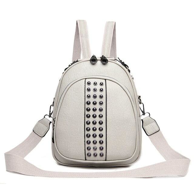 Sac a Dos Styliste Léger Beige Sac a dos Femme