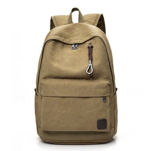 Sac à Dos Toile Homme Khaki 32X45X17CM