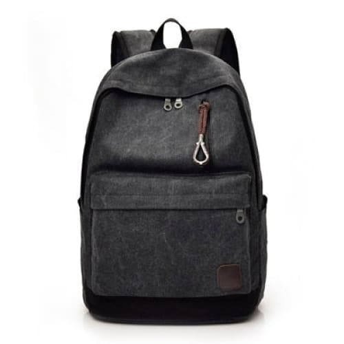 Sac à Dos Toile Homme Noir 32X45X17CM