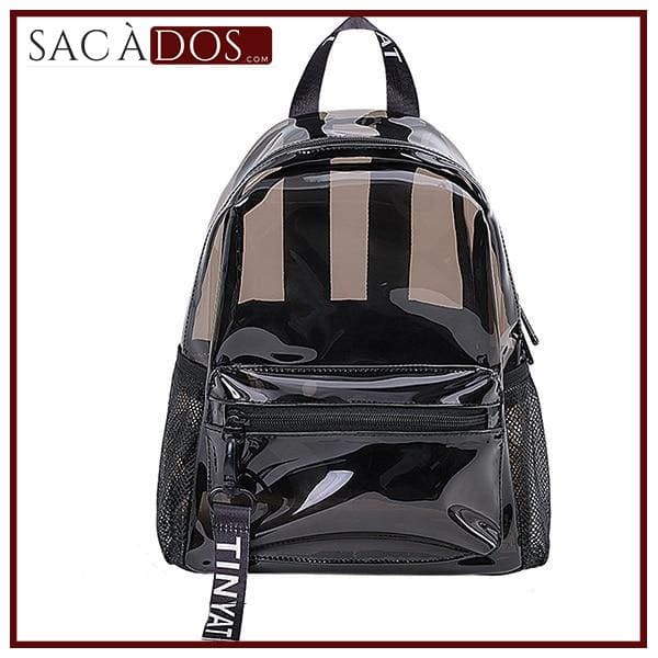 Sac a Dos Transparent Noir Sac a dos Femme