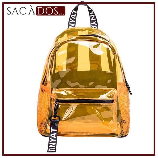 Sac a Dos Transparent Orange Sac a dos Femme