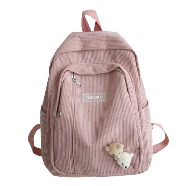 Sac à Dos Velours Femme Rose Sac a dos Femme