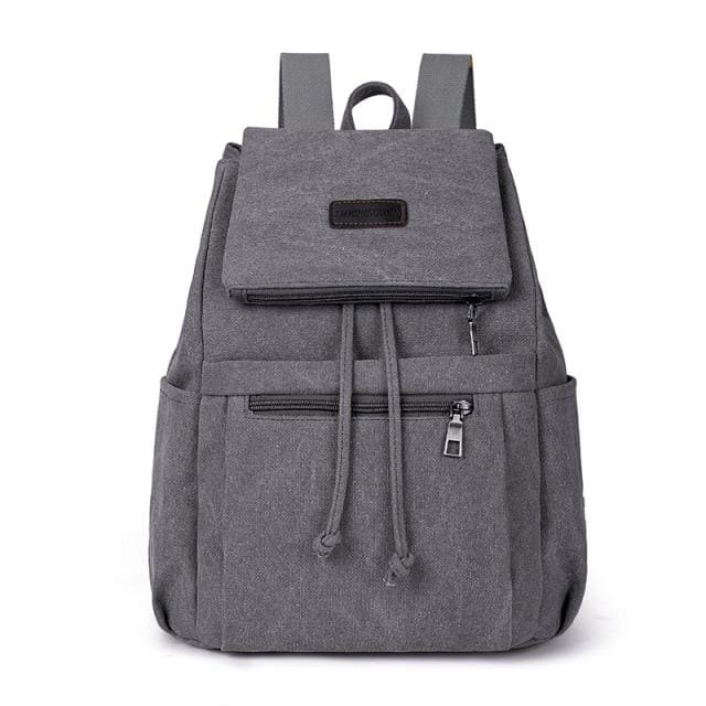Sac à Dos en Tissu Femme Gris Sac a dos Femme