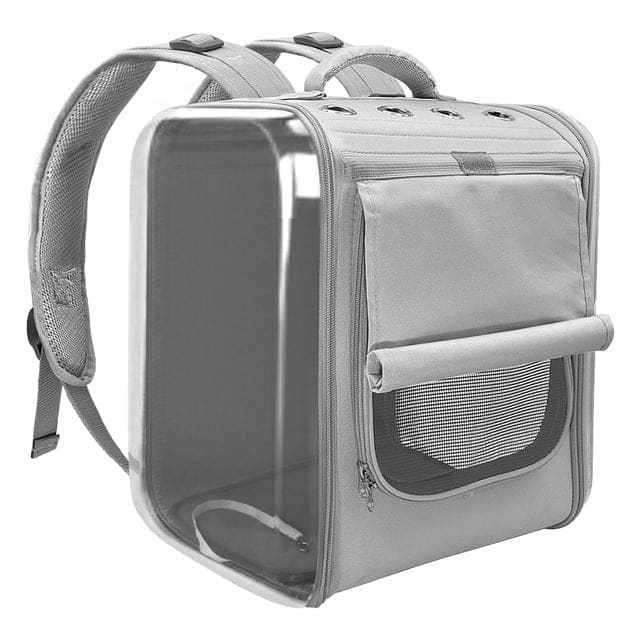 Sac a Dos pour Chien Gris 35x30x40cm Sac à dos de Voyage