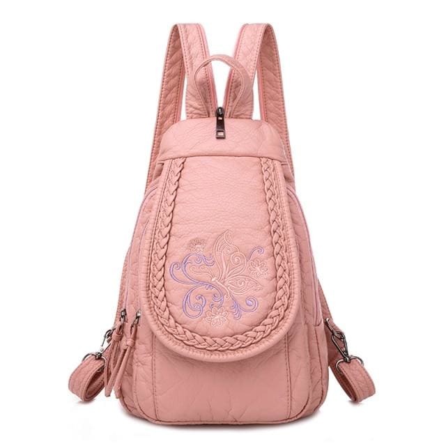 Petit Sac à Dos Femme - Rose-10 - Effet cuir - Femme - Fille