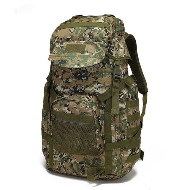 Sac a Dos Aventurier Camouflage Vert Sac a dos Homme