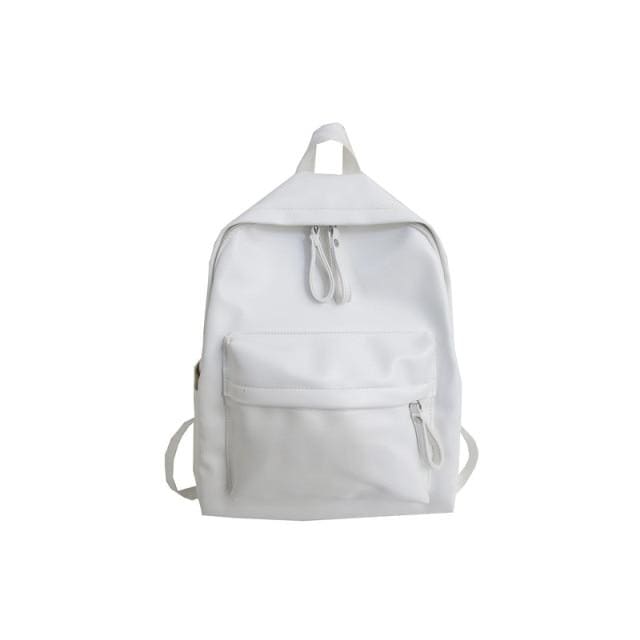 Sac à Dos épuré Femme Blanc Sac a dos Femme