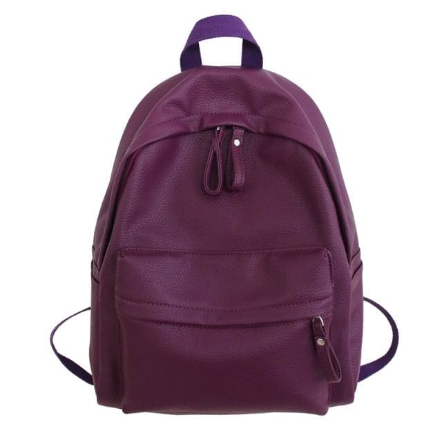 Sac à Dos épuré Femme Violet Sac a dos Femme