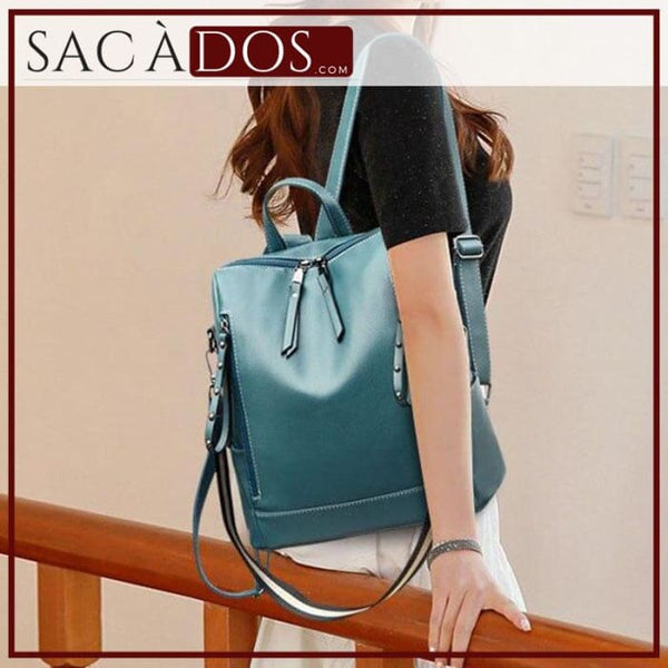 Sac à dos 2025 femme bleu cerise