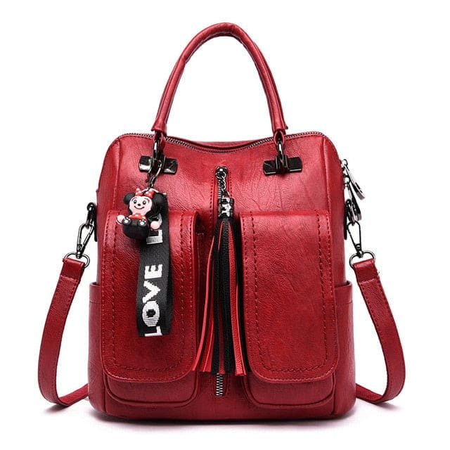 Sac à Dos Femme Petit Format Rouge Sac a dos Femme