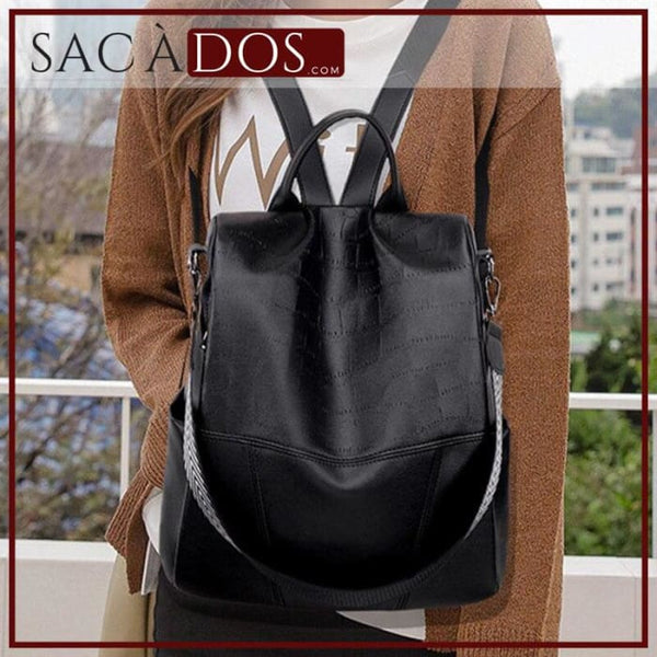 Sac à shop dos fermeture sécurisée