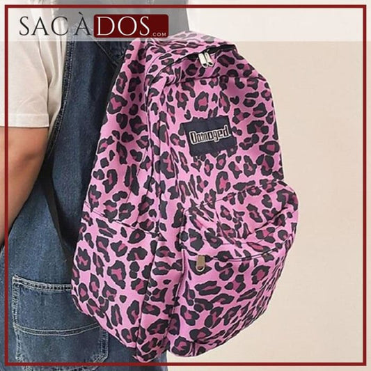 Sac à Dos Imprimé Léopard Sac à dos Fille