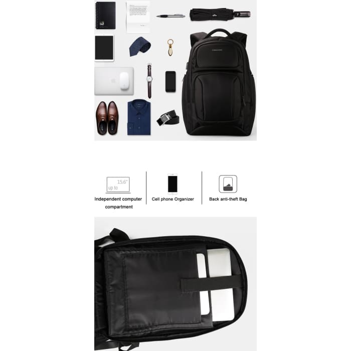 Sac à Dos Multi Rangement Homme Sac a dos Homme