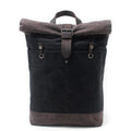 Sac a Dos Roll Top Homme - Noir - Homme - Roll Top