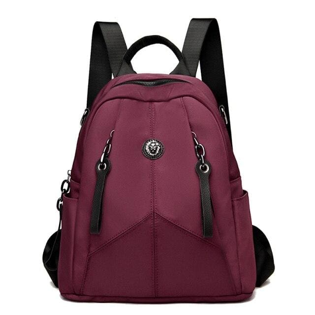 Sac a Dos Stylé - Vin Rouge - Femme - Oxford - Style