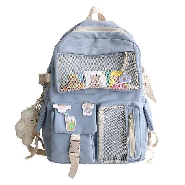 Sac Kawaii Bleu Sac à dos Fille