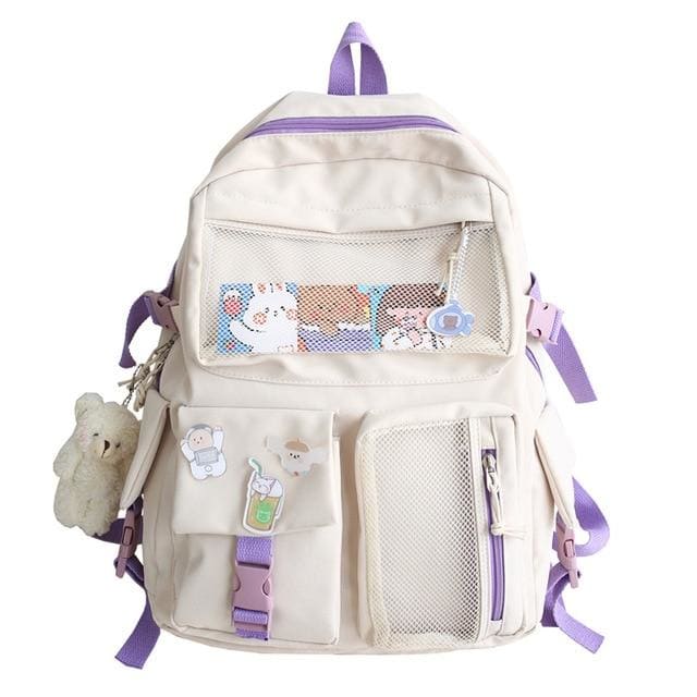 Sac Kawaii Beige Sac à dos Fille