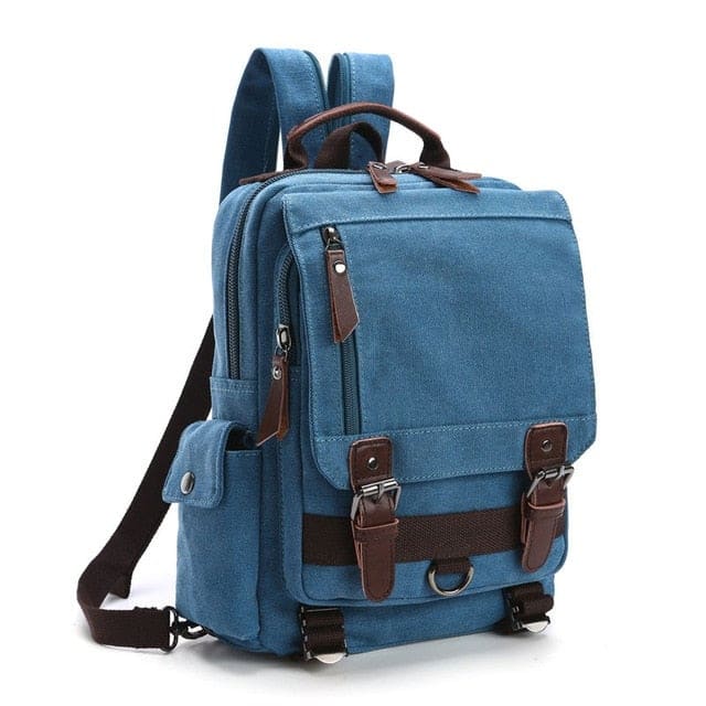 Sac Pour Etudiant Homme Bleu Ciel Sac a dos Homme